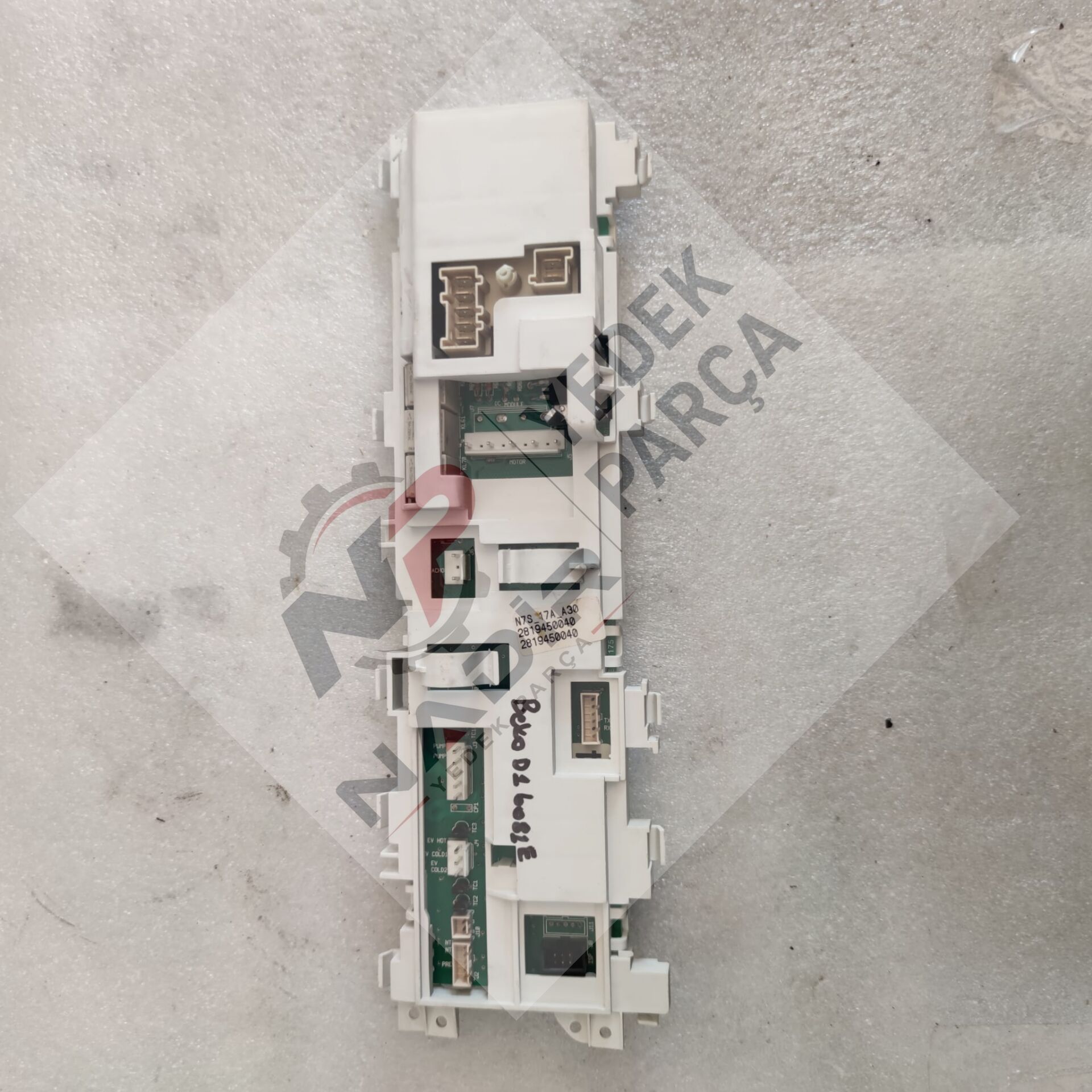 Beko D1 6085 E çamaşır makinesi anakartı