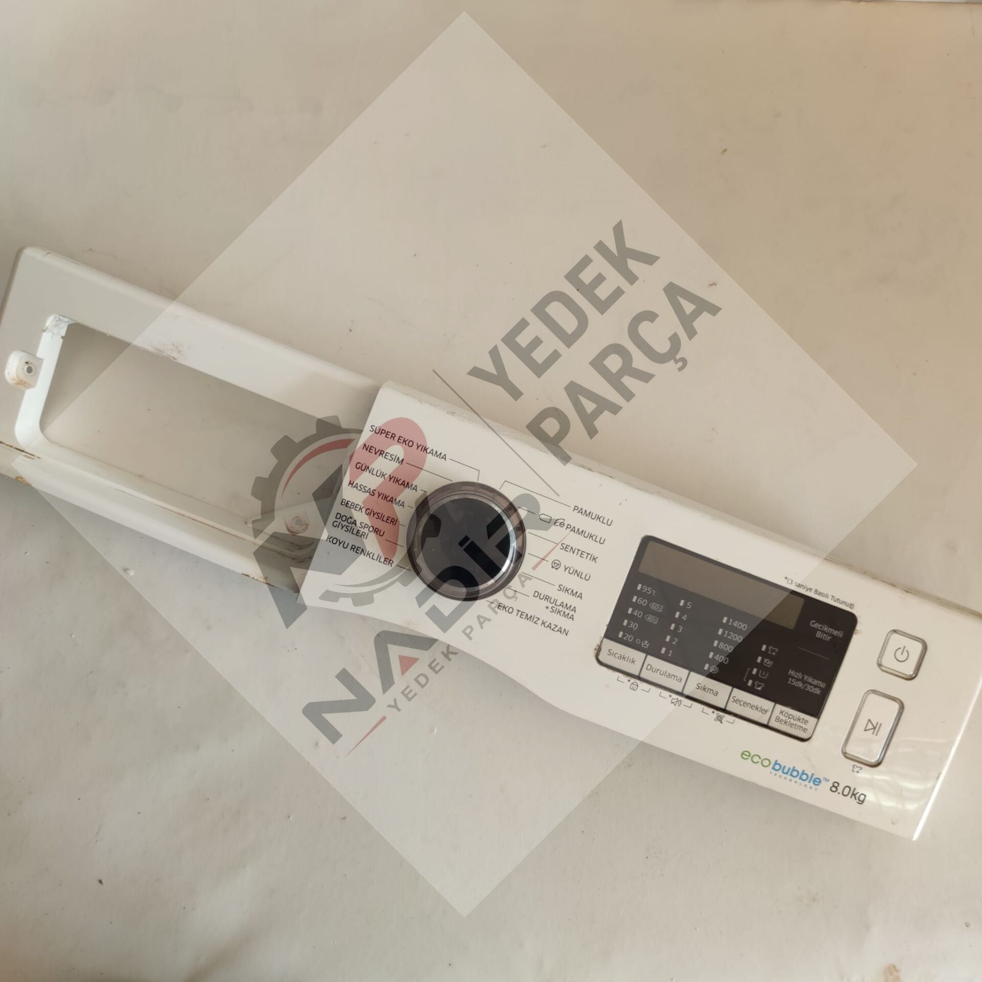 Samsung WW80K5410UW Çamaşır Makinesi Kontrol Paneli