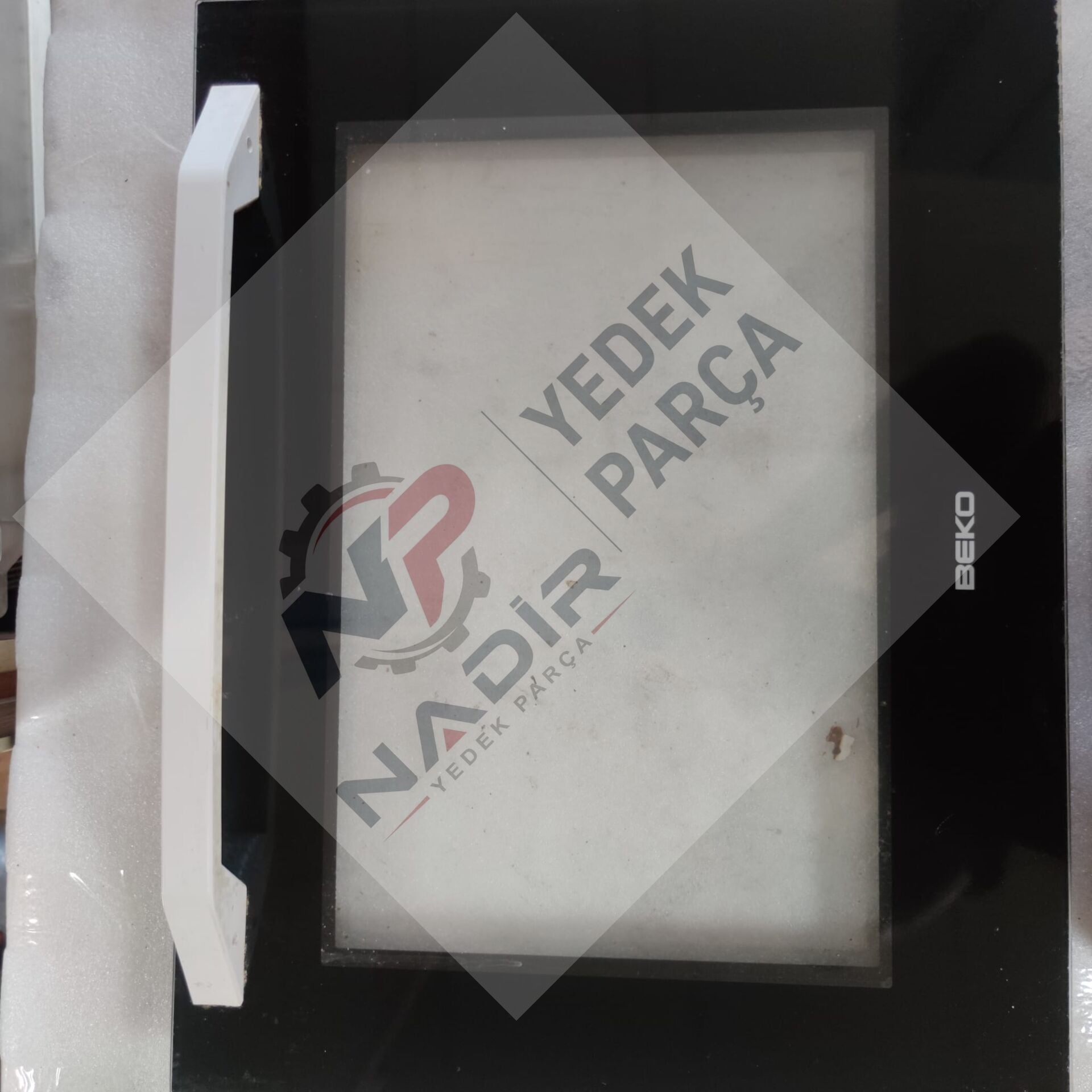 Beko CSF 62 010 F WL ocaklı fırın cam kapağı