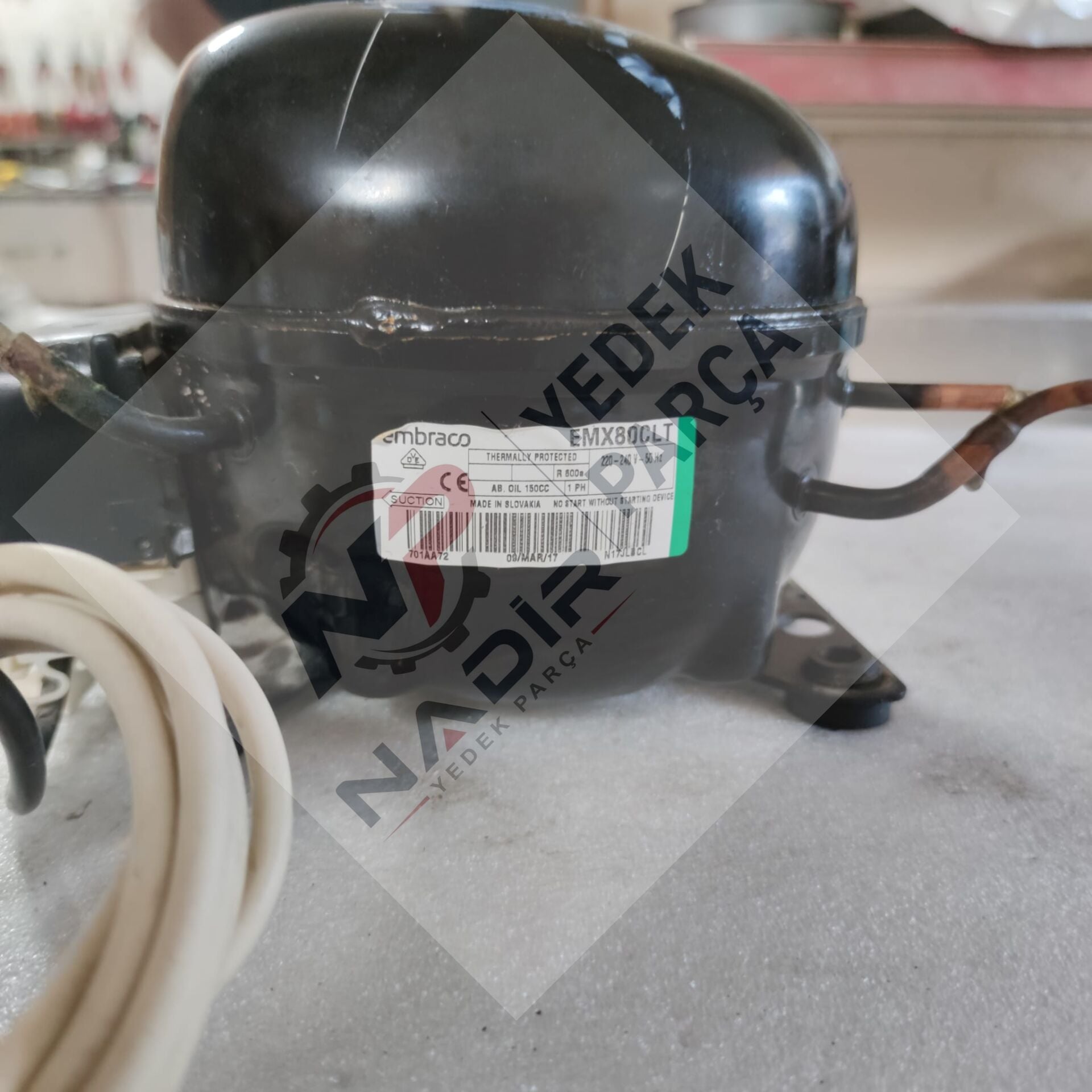 İndesit type DF01FF buzdolabı kompresör motoru