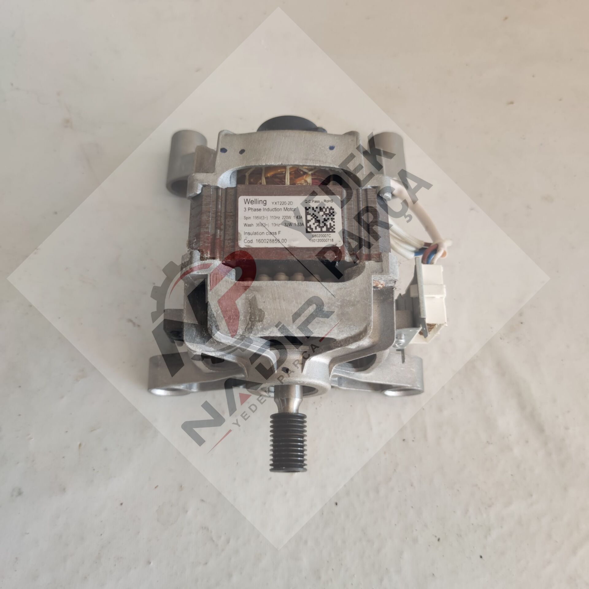 Hotpoint FMF 923 Çamaşır Makinesi Motoru