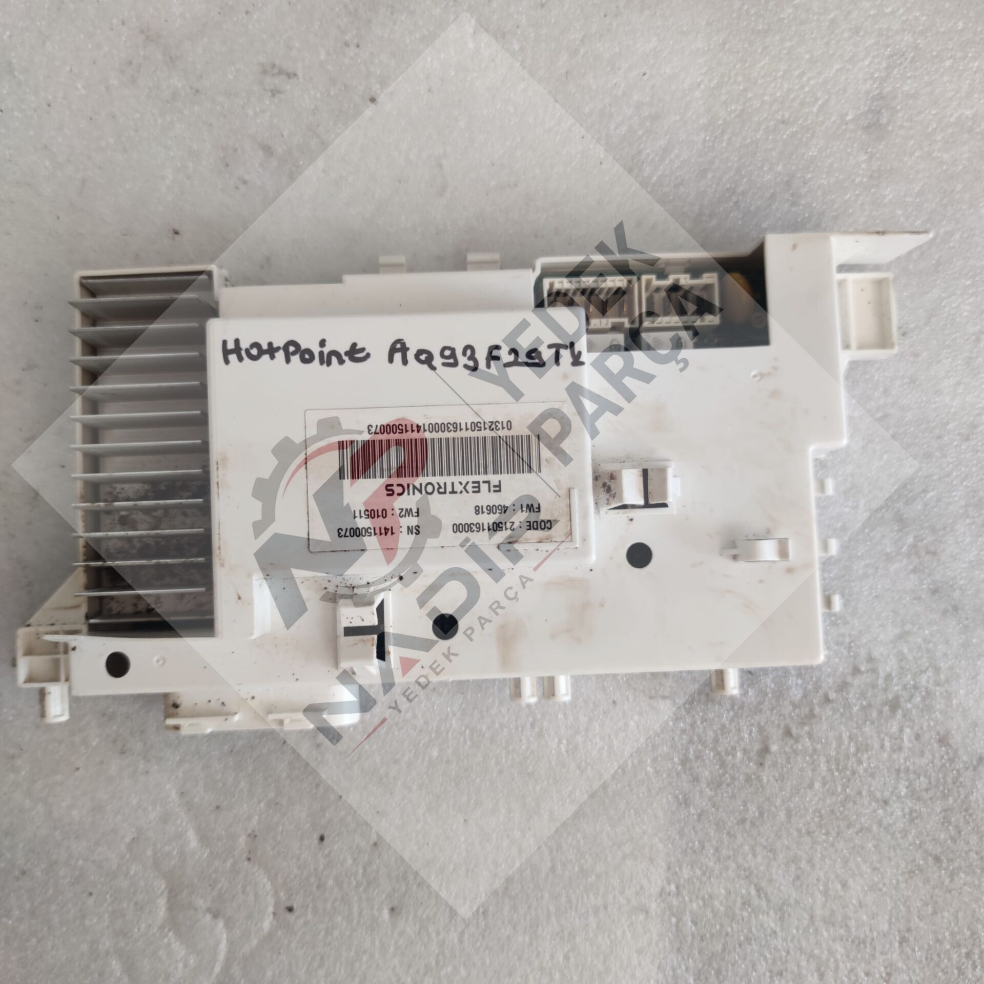 Hotpoınt AQ 93 F 29 TK çamaşır makinesi anakartı