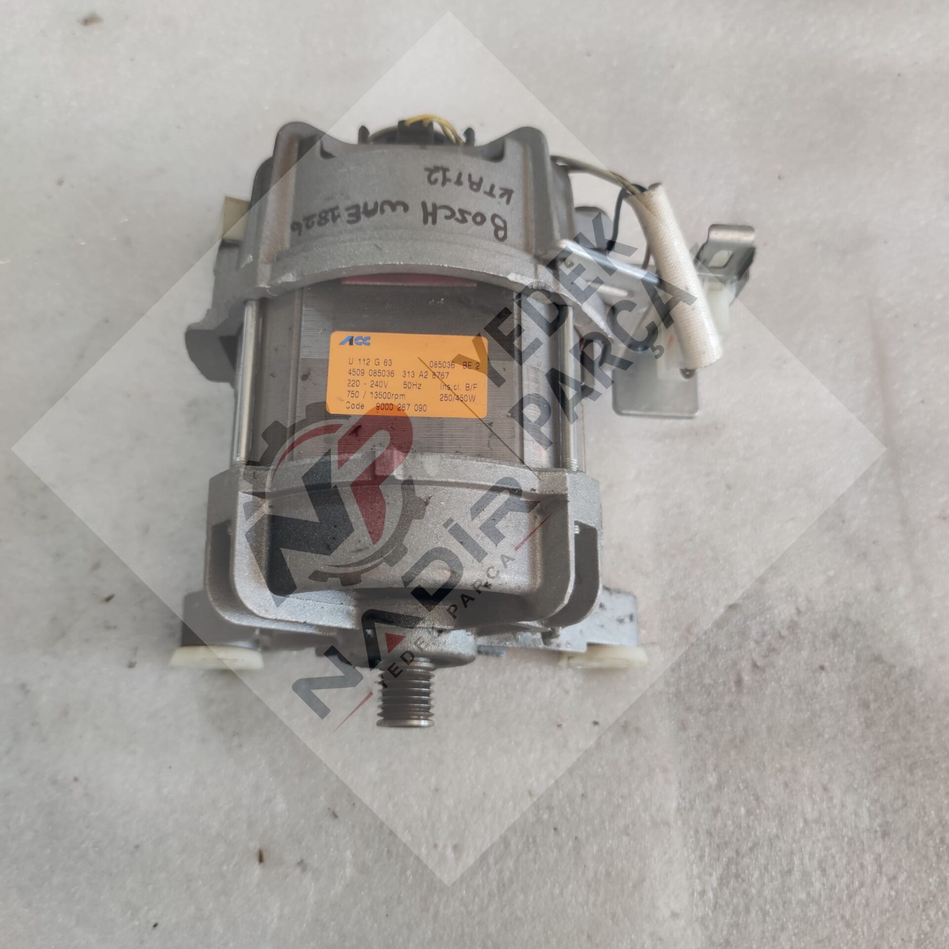Bosch Wae 1826 çamaşır makinesi motoru