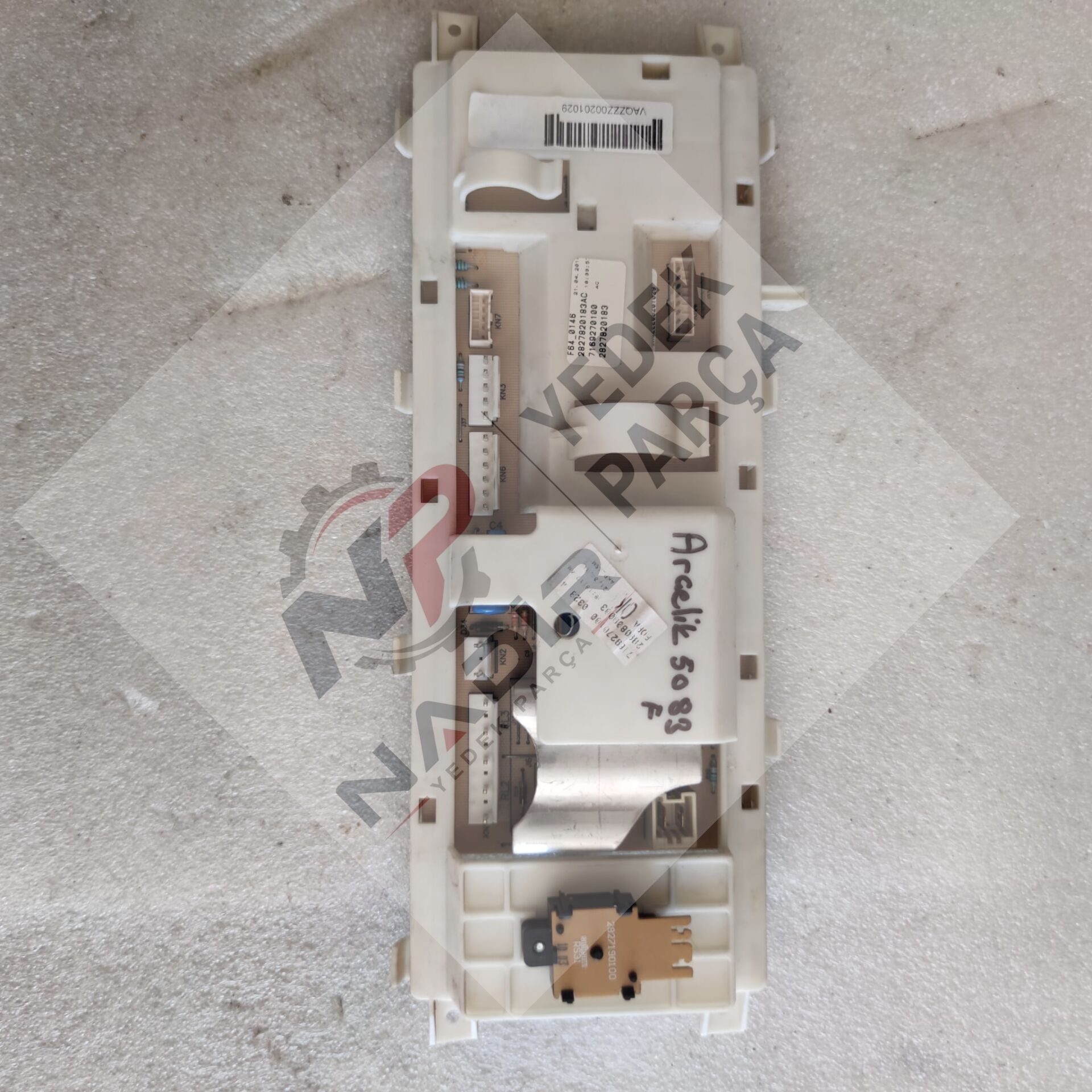 Arçelik 50 83 F çamaşır makinesi anakartı