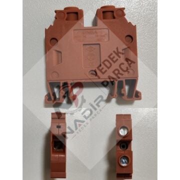 Onka MRK 6mm² Vida Bağlantılı Ray klemens / Kahverengi