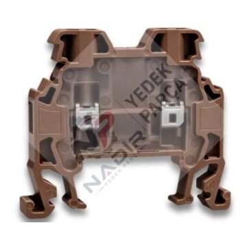 Onka MRK 6mm² Vida Bağlantılı Ray klemens / Kahverengi