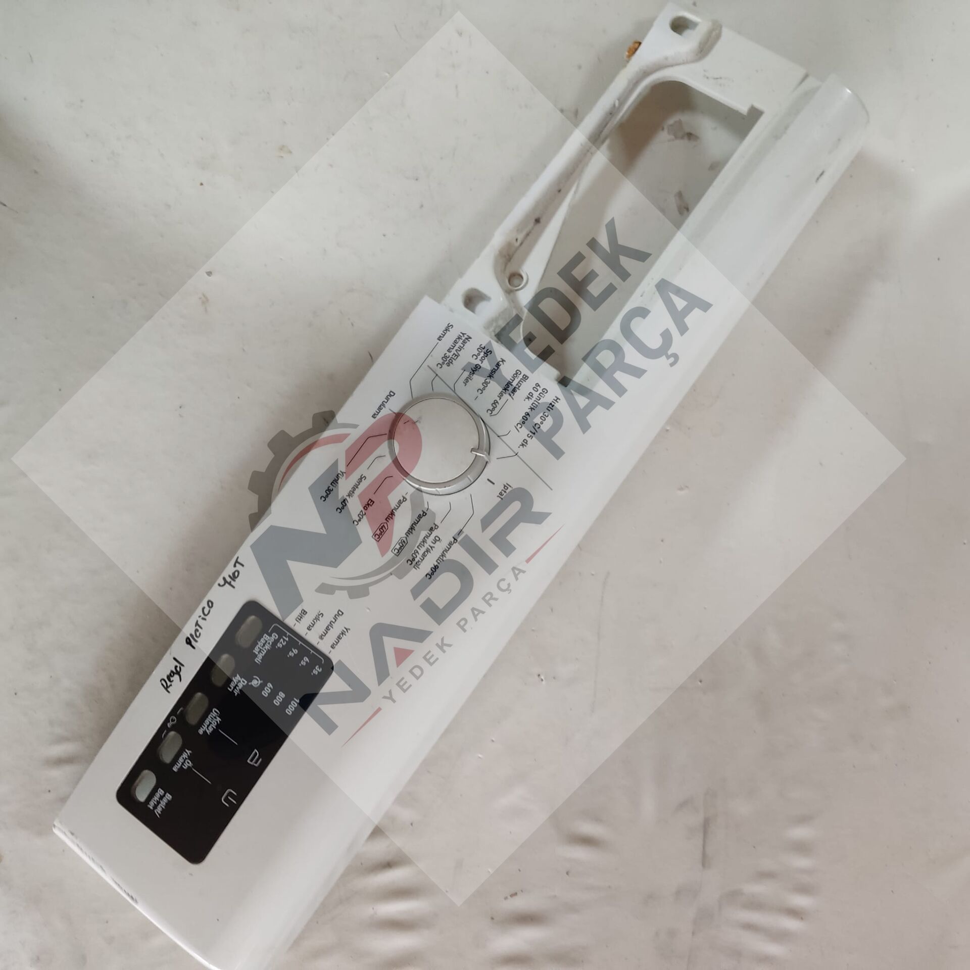 Regal Pratica 710 T Çamaşır Makinesi Ön Kontrol Paneli