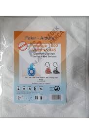 Fakir Arzum Elektrikli Süpürge Sentetik Toz Torbası (5 Adet)