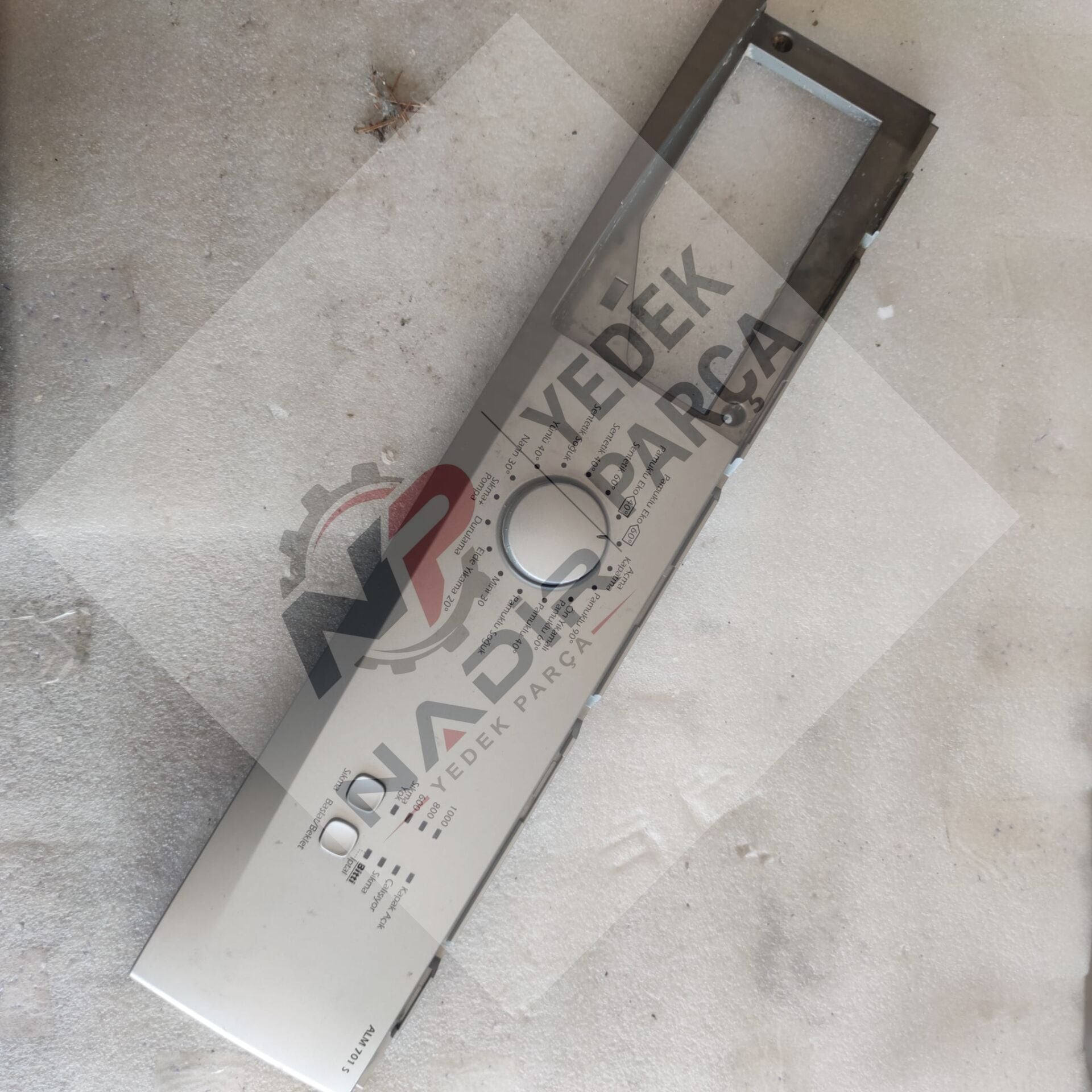 Altus ALM 701 S Çamaşır Makinesi Ön Kontrol Paneli