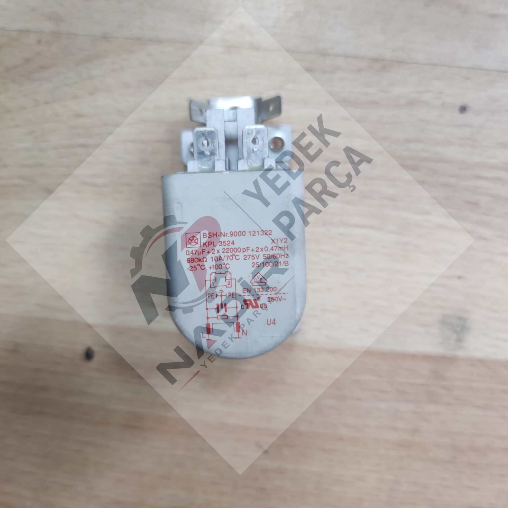 Bosch maxx 6 çamaşır makinası kondansatörü